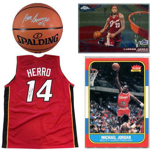 NBA Autographed Memorabilia, Signed Basketball Collectibles
