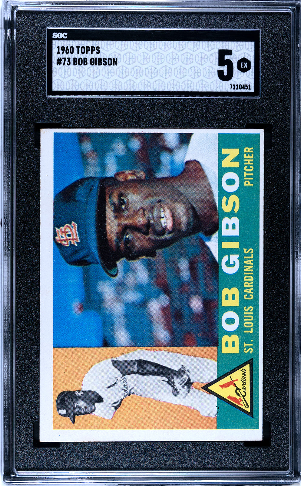 bob gibson baseball card