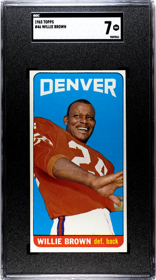 Willie Brown 1965 Topps #46 SGC 7