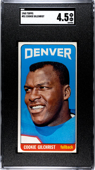 Cookie Gilchrist 1965 Topps #51 SGC 4.5