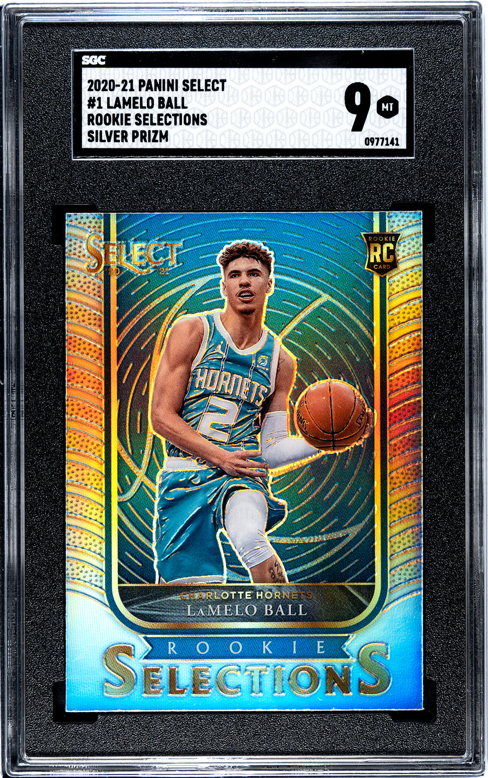 LaMelo Ball 2020-21 Panini Select Rookie Selections Silver Prizm #1 SG | Hollywood Collectibles LaMelo Ball 2020-21 Panini Select Rookie Selections Silver Prizm #1 SG | Hollywood Collectibles