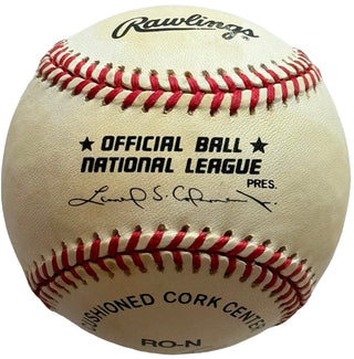 Josh Beckett Autographed Official National League Baseball