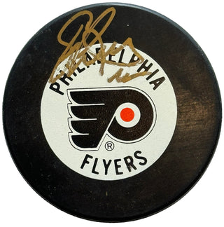 Eric Lindros Autographed Official Hockey Puck (JSA)