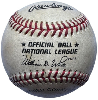 Manny Sanguillen Autographed Official National League Baseball