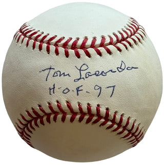 Tom Lasorda Autographed Official Major League Baseball (JSA)