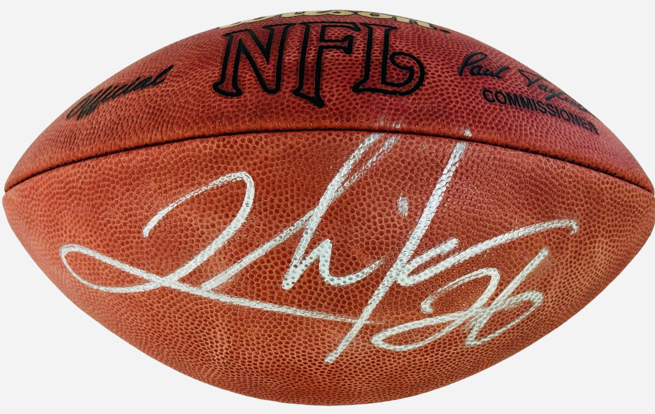 Clinton Portis Signed Football Proof COA Autographed Washington Broncos Miami Clinton Portis Signed Football Proof COA Autographed Washington Broncos Miami