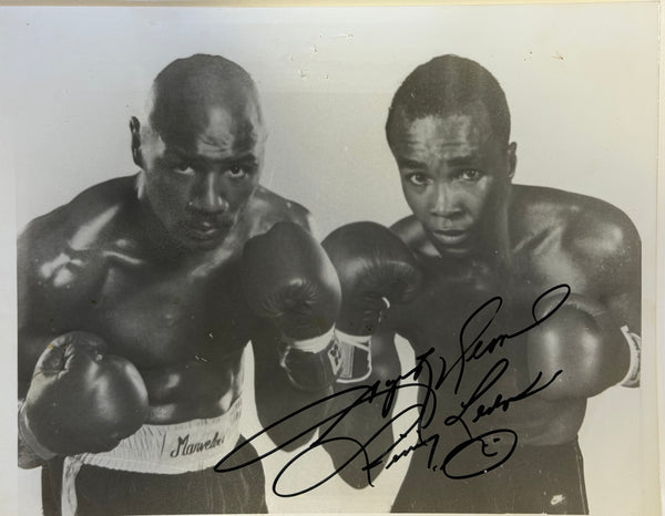 Sugar Ray Leonard Autographed 8x10 Boxing Photo (JSA)