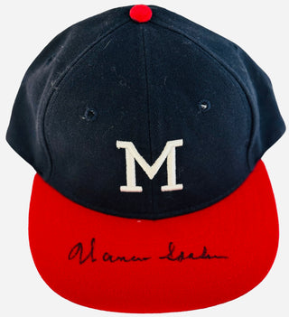 Warren Spahn Autographed Milwaukee Braves Hat (JSA)