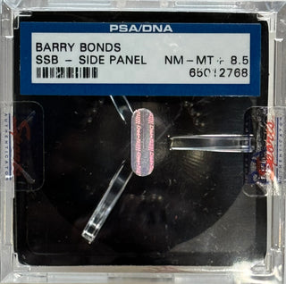 Barry Bonds Autographed Official National League Baseball (PSA) NM-MT 8