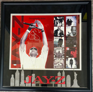 Jay Z Autographed 26x26 Framed Photo (Steiner)