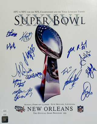 Super Bowl XXXVI Autographed 16x20 Photo (JSA)