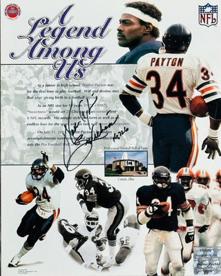 Walter Payton "16,726" Autographed 8x10 Football Photo