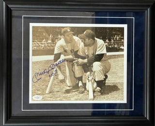 Mickey Mantle No.7 Autographed Framed 8x10 Brearley Photo (JSA)