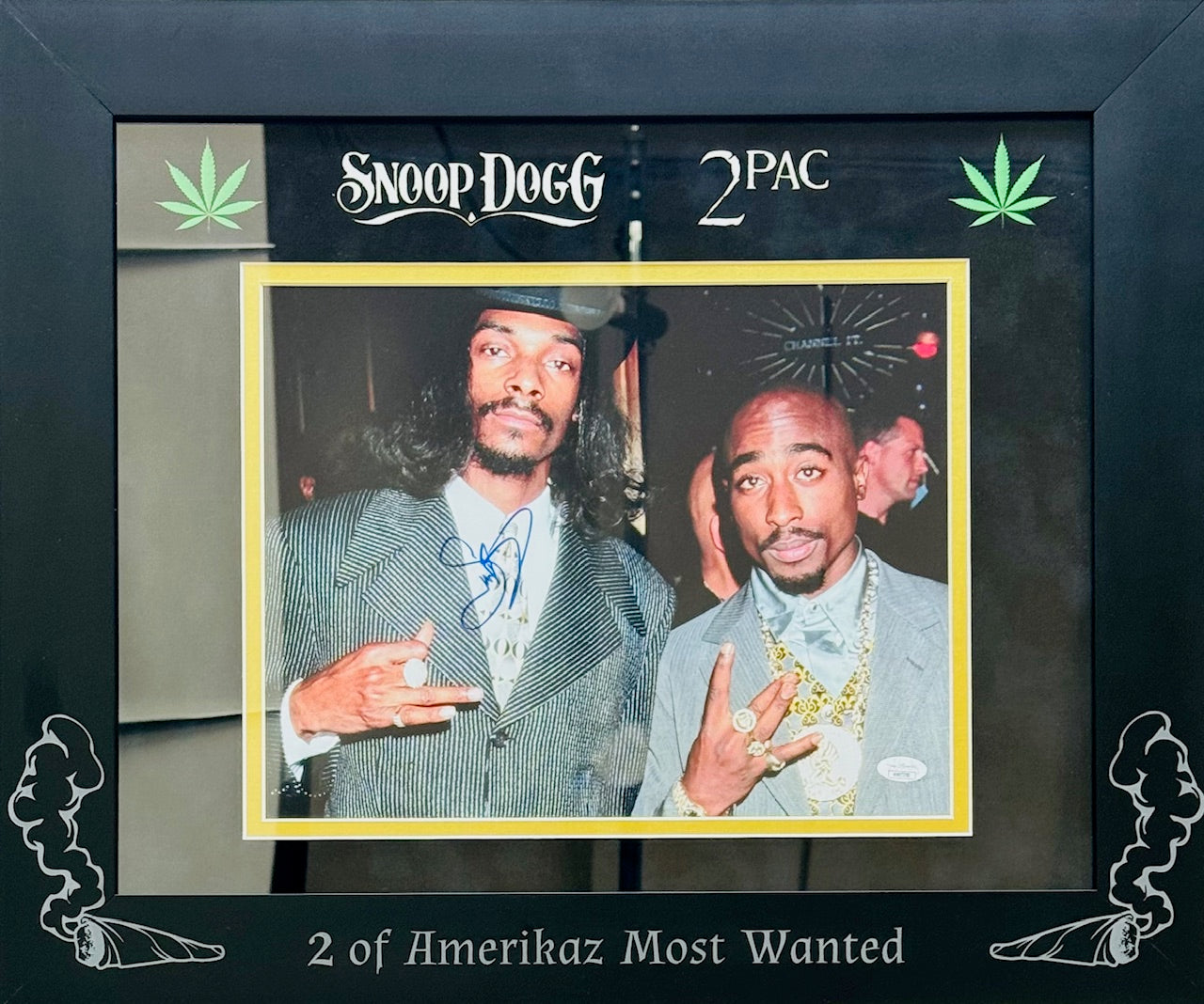 直筆サイン　SNOOP DOGG Snoop Dogg Autographed 11x14 Framed Celebrity Photo (JSA