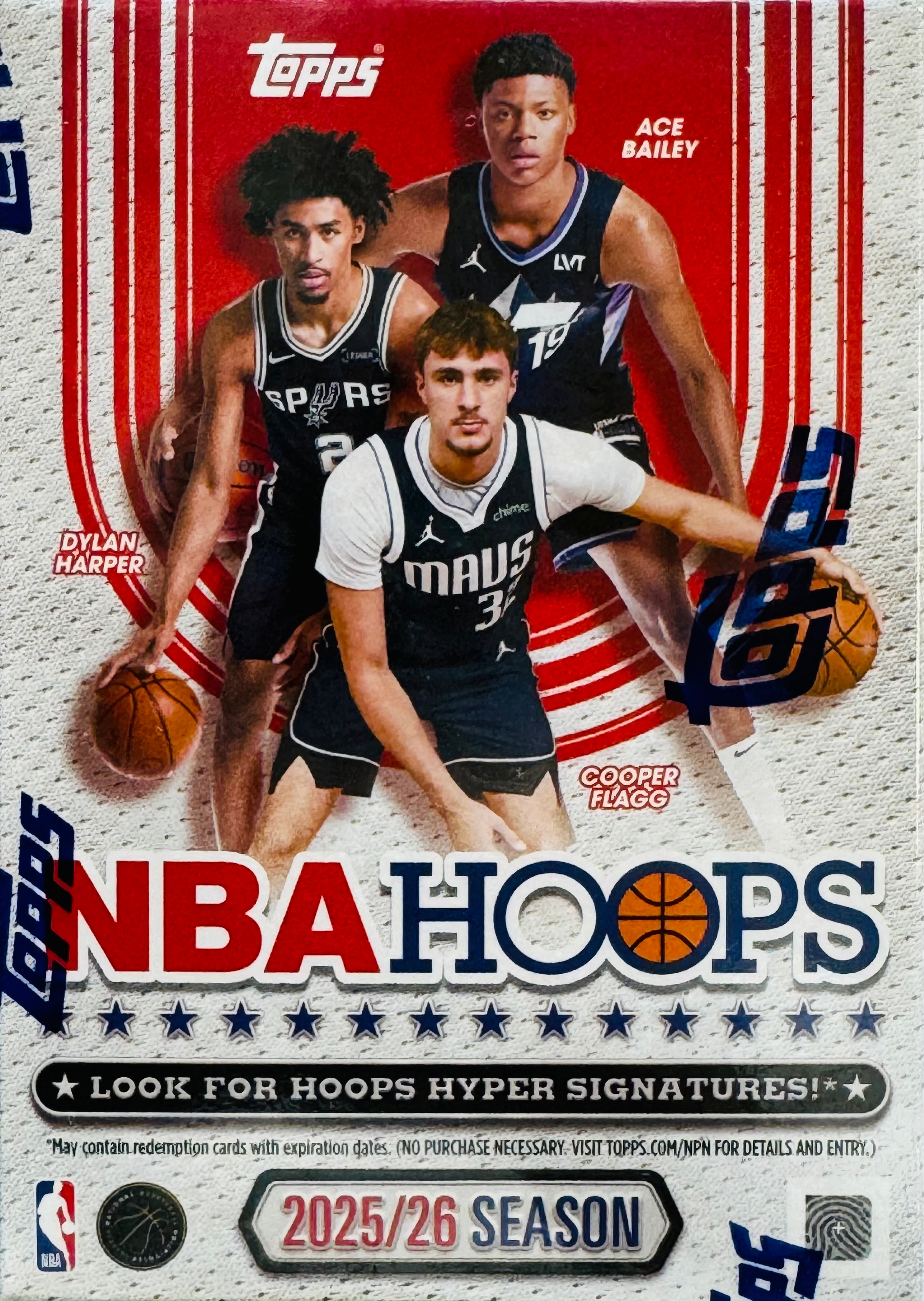 2025-26 Topps Hoops Basketball Blaster Box (Green Hoops Parallels