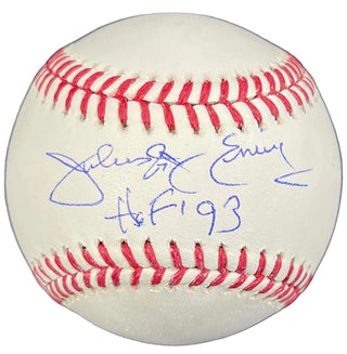 Julius Erving Dr J "HOF 93" Autographed Baseball (JSA)