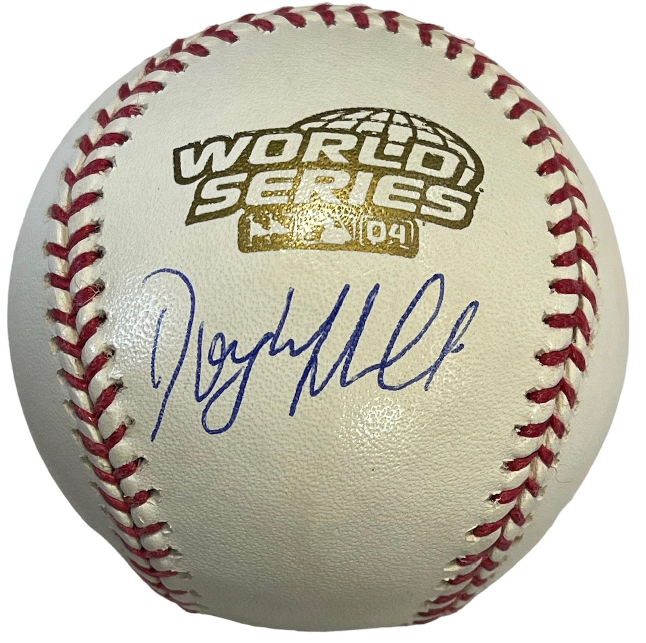 Doug Mirabelli Signed 2004 World Series Official Major League Baseball
