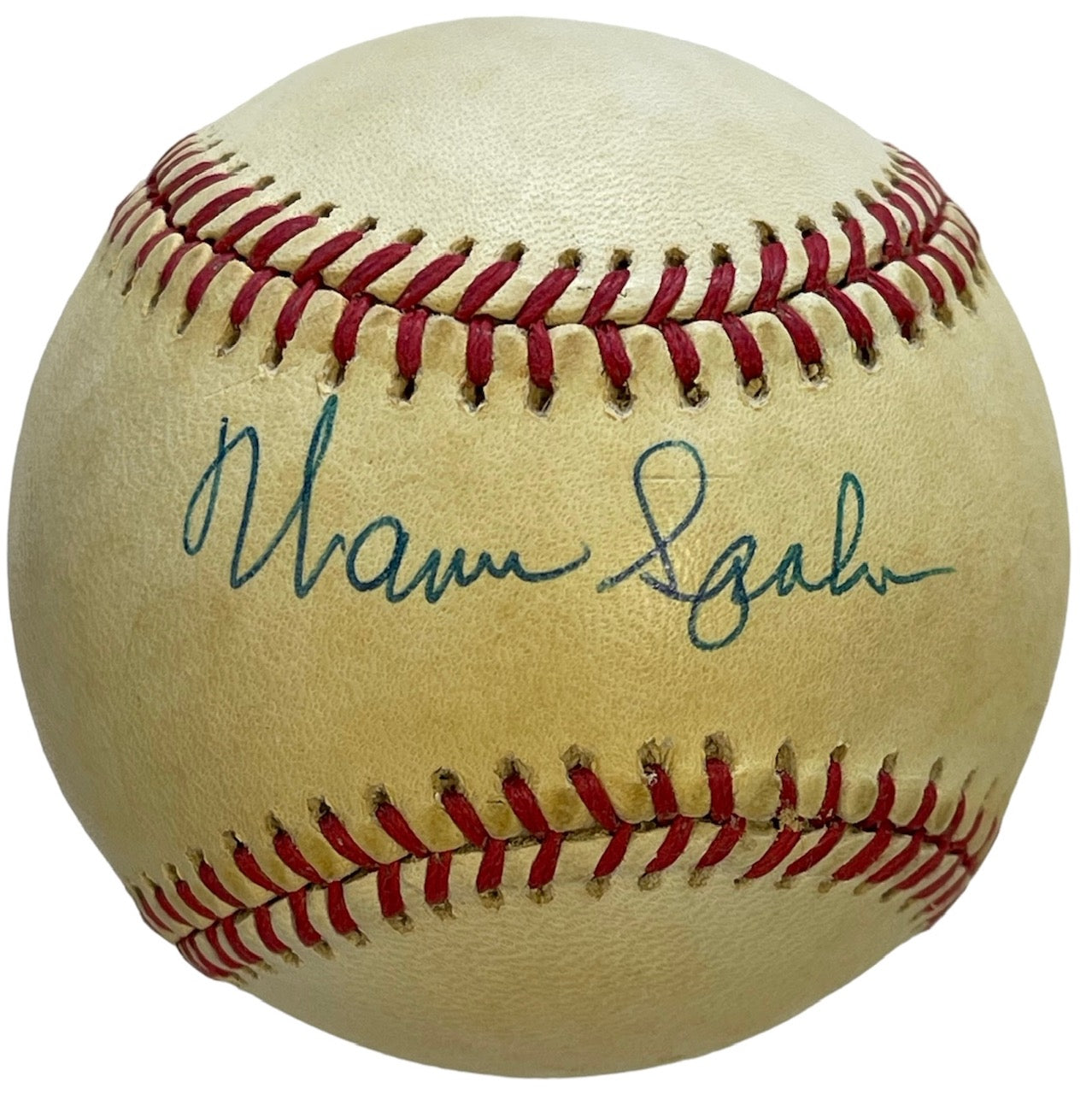 Warren Spahn Autographed Official National League Baseball (JSA