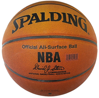 Shaquille O'Neal Autographed Spalding All Surface Basketball (Mounted Memories)