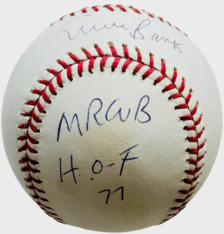 Ernie Banks "Mr. Cub" Autographed Official Major League Baseball (JSA)
