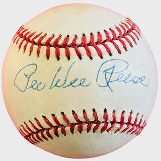 Pee Wee Reese Autographed Official National League Baseball (JSA)