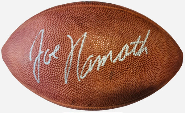 Joe Namath Autographed Official Wilson NFL Football (Beckett)