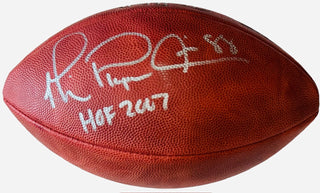 Michael Playmaker Irvin HOF 2007 Autographed Official NFL Football