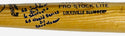 Jim Mudcat Grant Autographed Louisville Slugger C271 Stat Bat