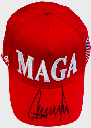 Donald Trump signed Red MAGA HAT & Official WHITE HOUSE Sharpie (JSA)