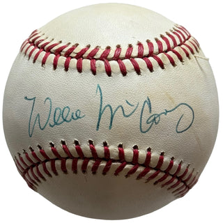 Willie McCovey Autographed Official National League Baseball (JSA)