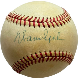 Warren Spahn Autographed Official National League Baseball (JSA)