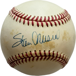 Stan Musial Autographed Official National League Baseball (JSA)