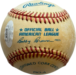 Nolan Ryan Autographed Official American League Baseball (JSA)