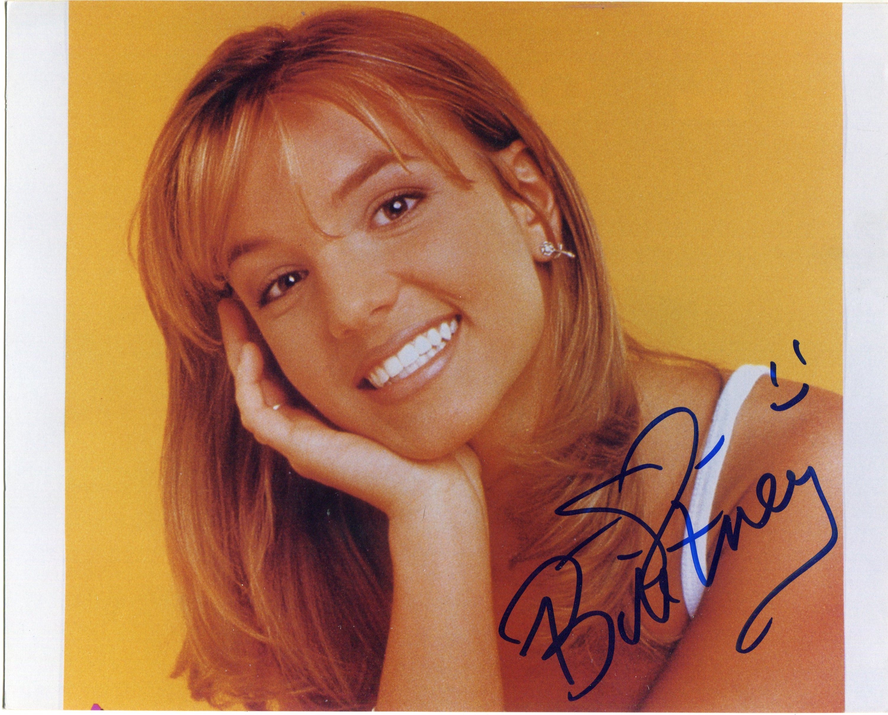 BRITNEY SPEARS signed autographed black bikini photo COA Hologram main image 1