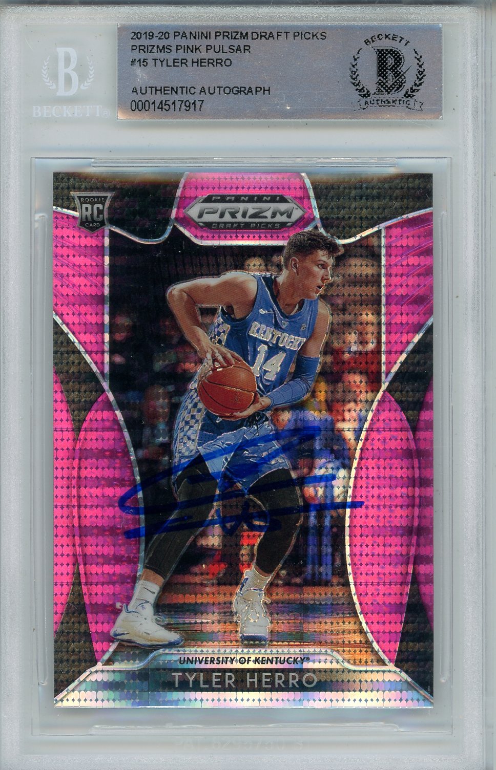 Tyler Herro Autographed 2019-20 Panini Prizm Draft Picks