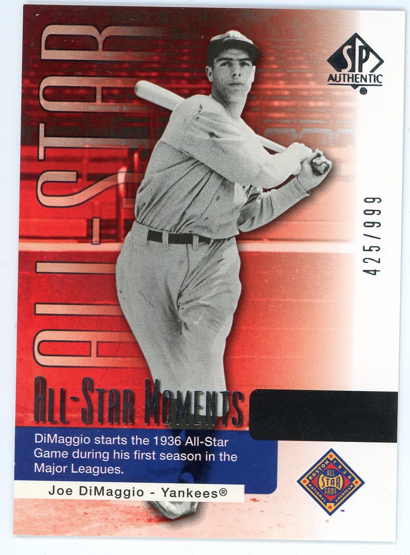 JOE DIMAGGIO 200 SP AUTHENTIC JERSEY CARD WITH