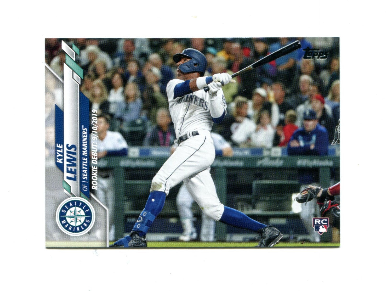 Kyle Lewis Seattle Mariners Autographed 2020 Topps Series 1