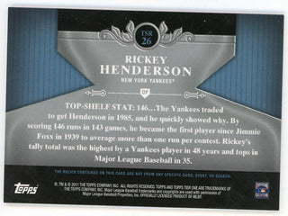 Rickey Henderson 2011 Topps Tier 1 Bat Relic #26