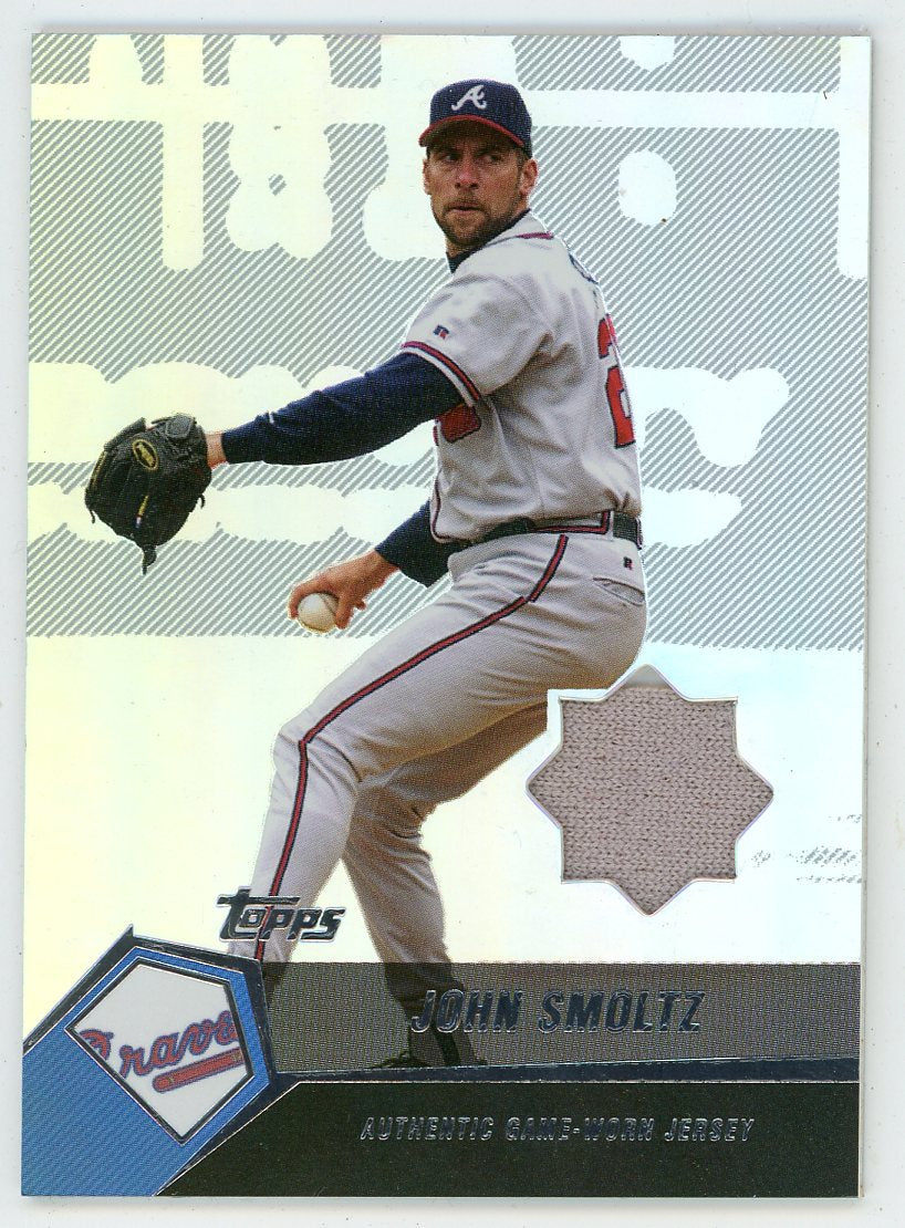 2004 John Smoltz Game Worn Atlanta Braves Jersey.  Baseball