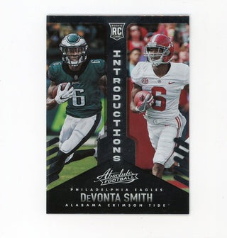 DeVonta Smith 2021 Panini Introductions #INT-7 Card