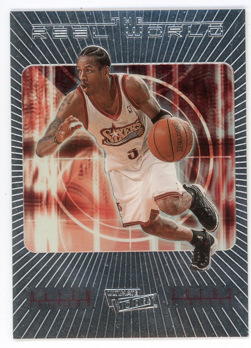 Allen Iverson 2001 Upper Deck The Reel World #RW4 | Hollywood