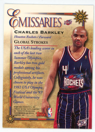 Charles Barkley 1998 Topps Emissaries #E18