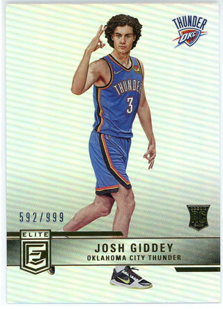 Josh Giddey 2021-22 Panini Donruss Elite Rookie Card #243
