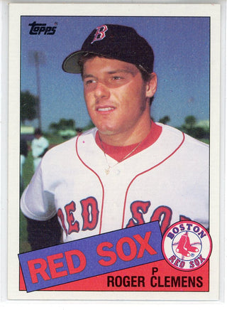 Roger Clemens 1985 Topps Rookie Card #181
