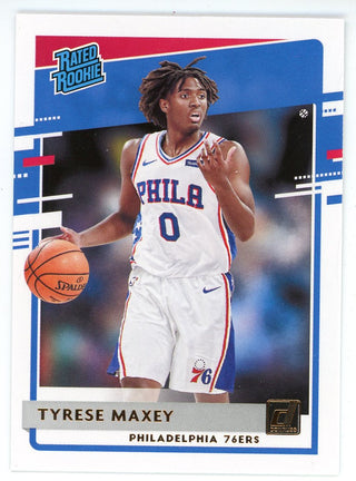 Tyrese Maxey 2020-21 Panini Donruss Rated Rookie Card #211