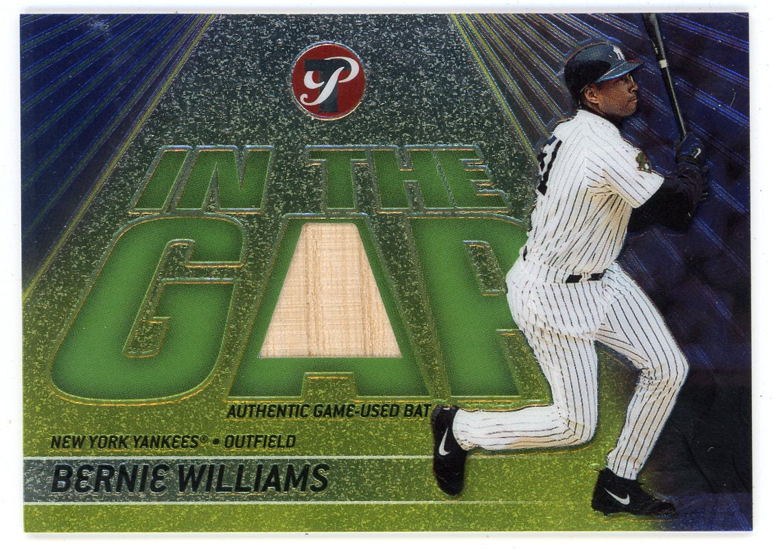 Bernie Williams 2002 Topps In The Gap Bat Relic #IG-BW