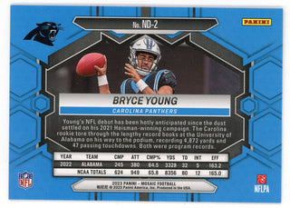Bryce Young 2023 Panini Mosaic NFL Debut Rookie Card #ND-2