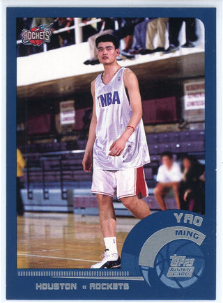 Yao Ming 2002 Topps Rookie  Card #185