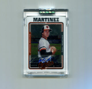 Tippy Martinez 2005 Topps Autographed #TA-TM Card