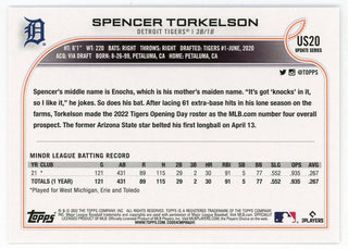 Spencer Torkelson 2022 Topps Update Series #US20 Card